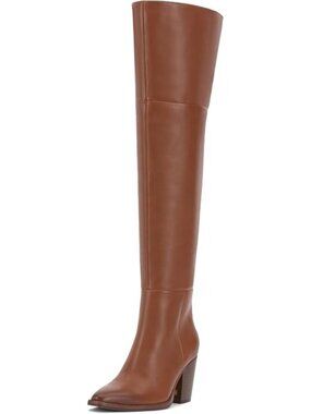 NEW Vince Camuto Paulie Over The Knee Boots Equestrian Chic Womens 8 Wide Calf